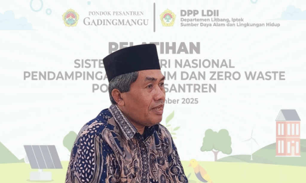 Ketua DPD LDII Gunungkidul, Wahono Budi Rustanto Dorong Program Kampung Iklam dan Zero Waste Ponpes