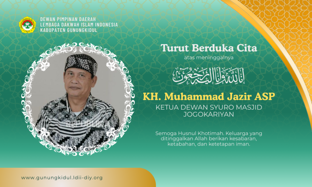 Ucapan Duka Takmir Masjid Jogokariyan