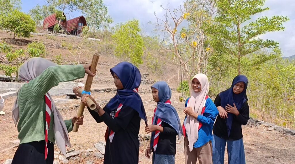 Outbond Generus Nglipar di Wisata Punthuk Kepuh